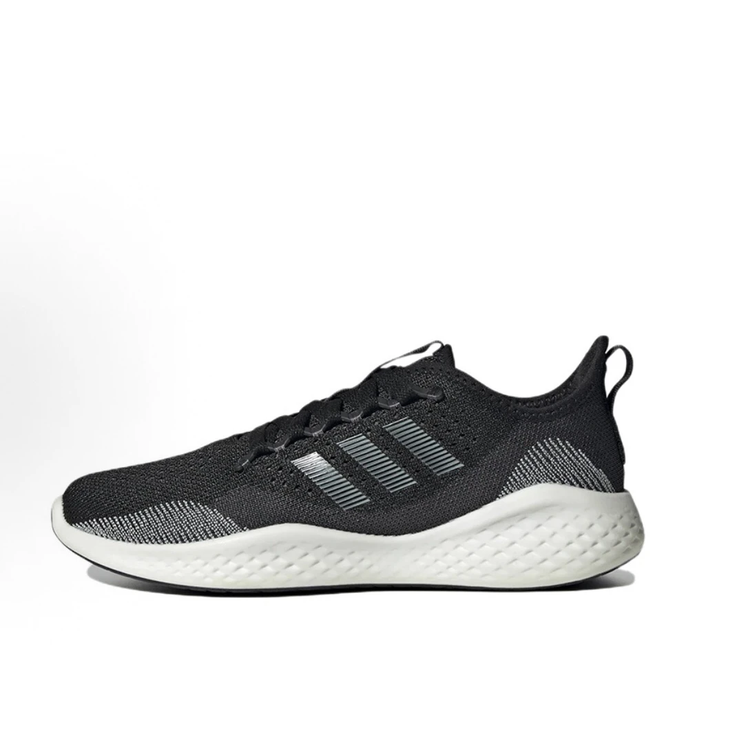 adidas 舒适百搭 织物防滑耐磨透气 低帮跑步鞋 GX8286