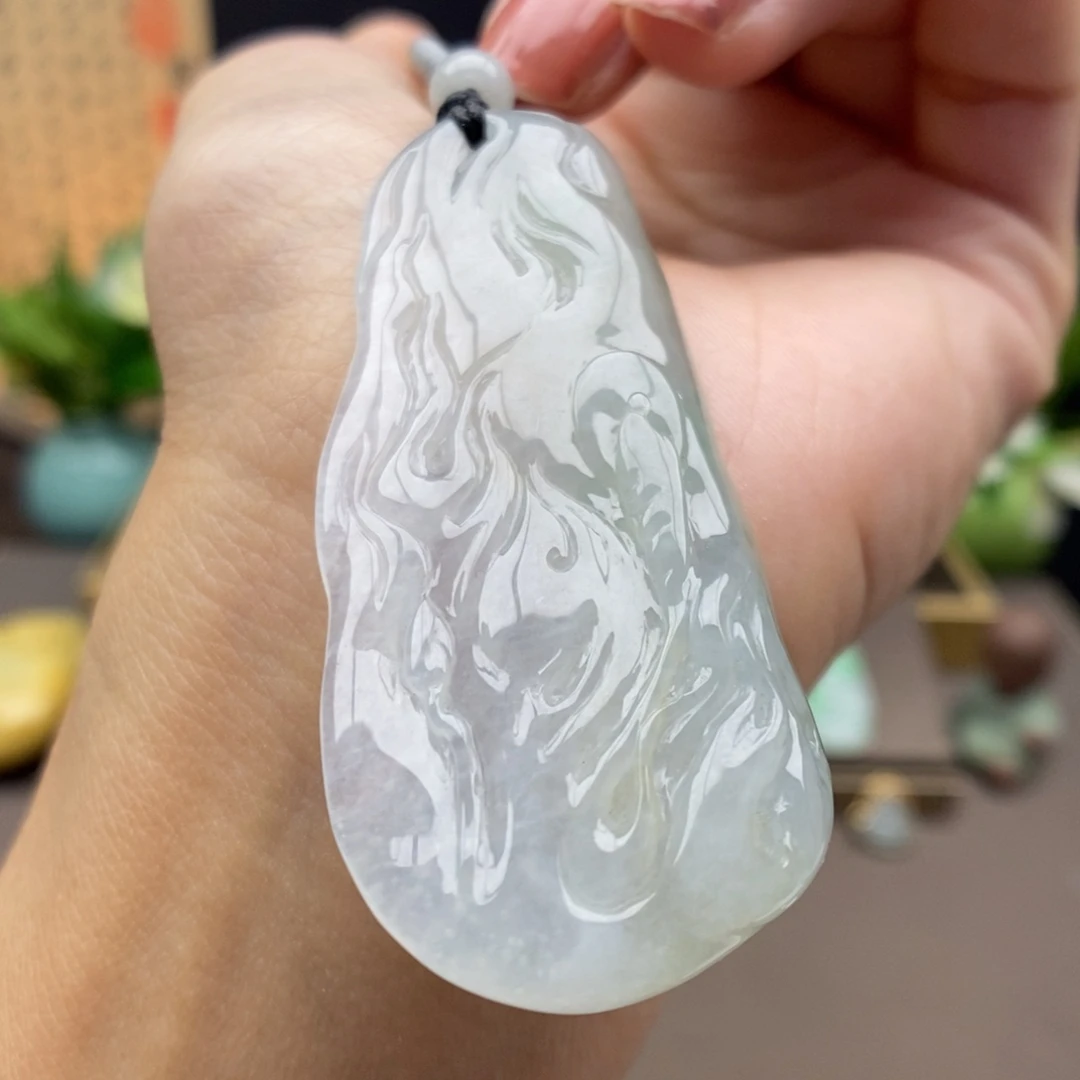 翡翠未镶嵌颈饰吊坠12