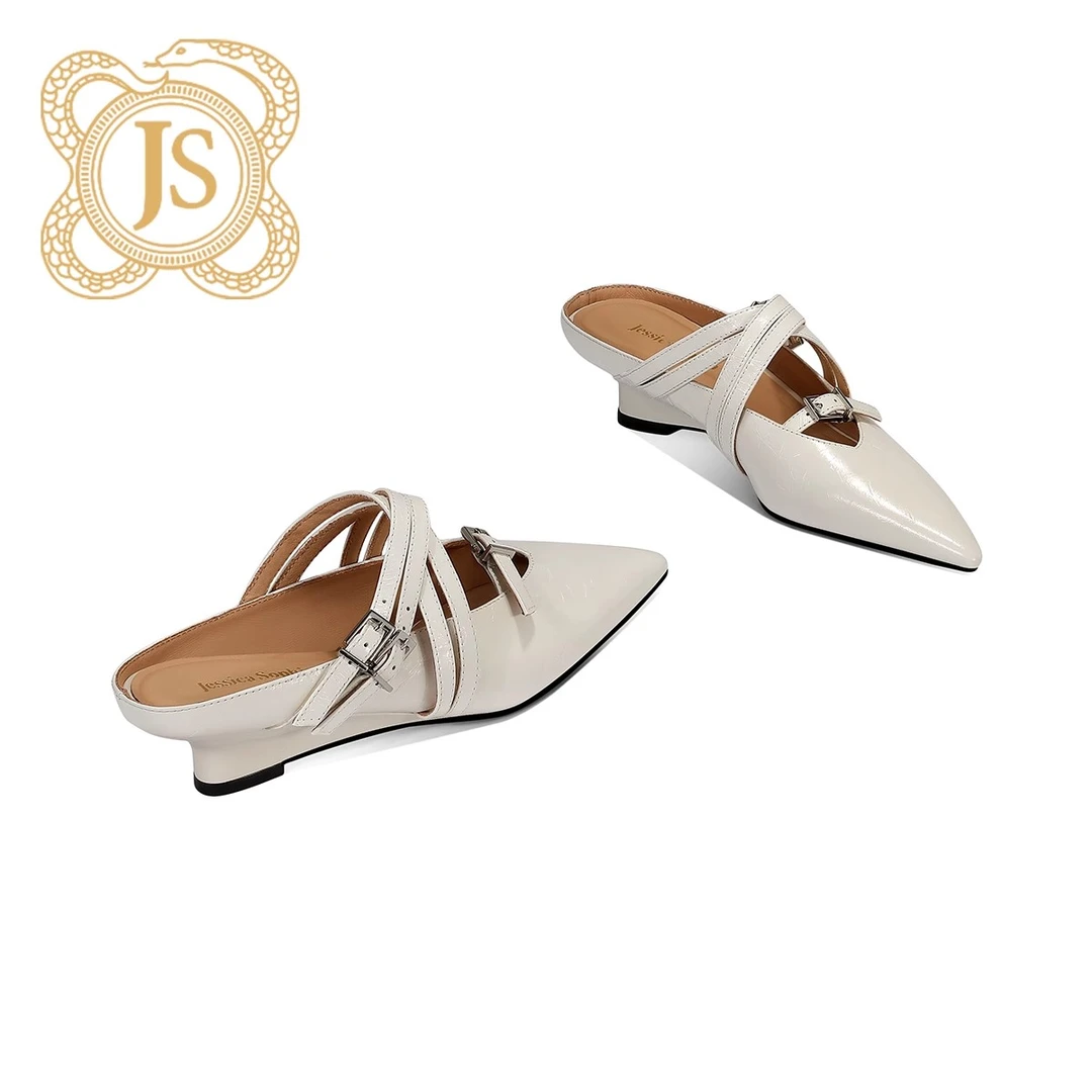 已开价，6500L62516Z气质时尚百搭夏季黑色尖头低跟凉鞋