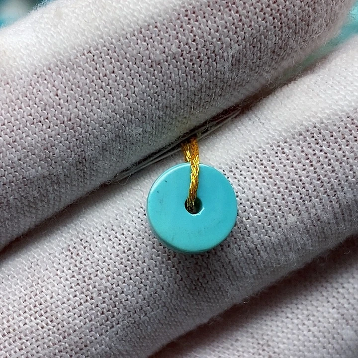 绿松石未镶嵌天然原矿 地大质检