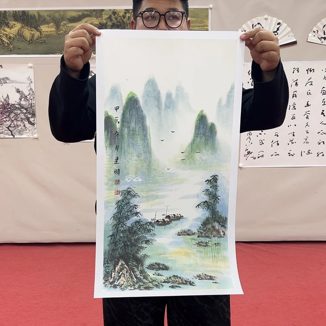 国画童建明老师艺术精品