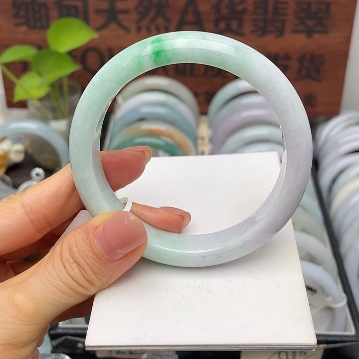 未镶嵌手镯翡翠57.5正圈