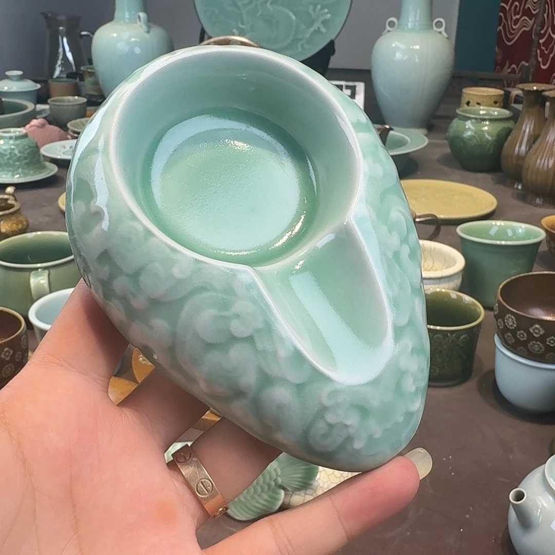龙泉青瓷茶具微瑕