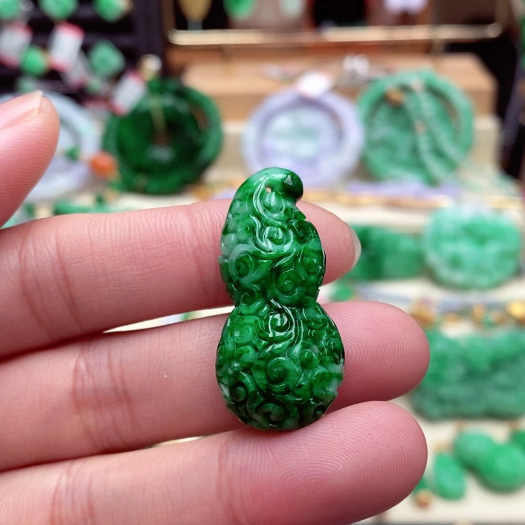 颈饰未镶嵌翡翠翡翠吊坠