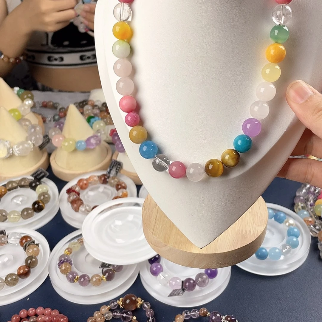 银S925镀金镶嵌手链水晶