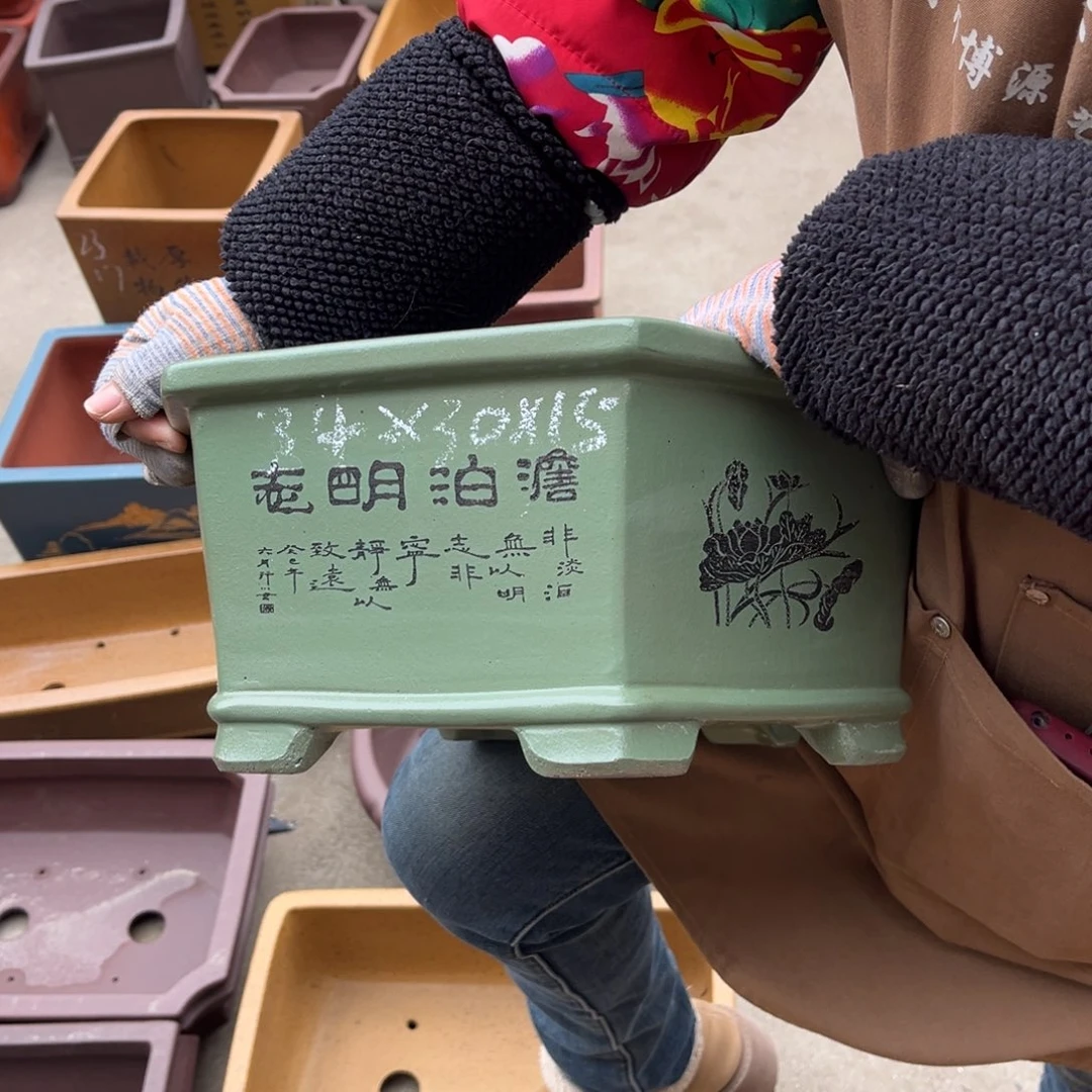 紫砂花盆盆景艺术