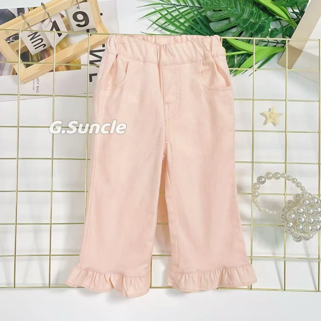 【樱花树下】B158女宝春夏款洋气裤韩版休闲舒适七分裤