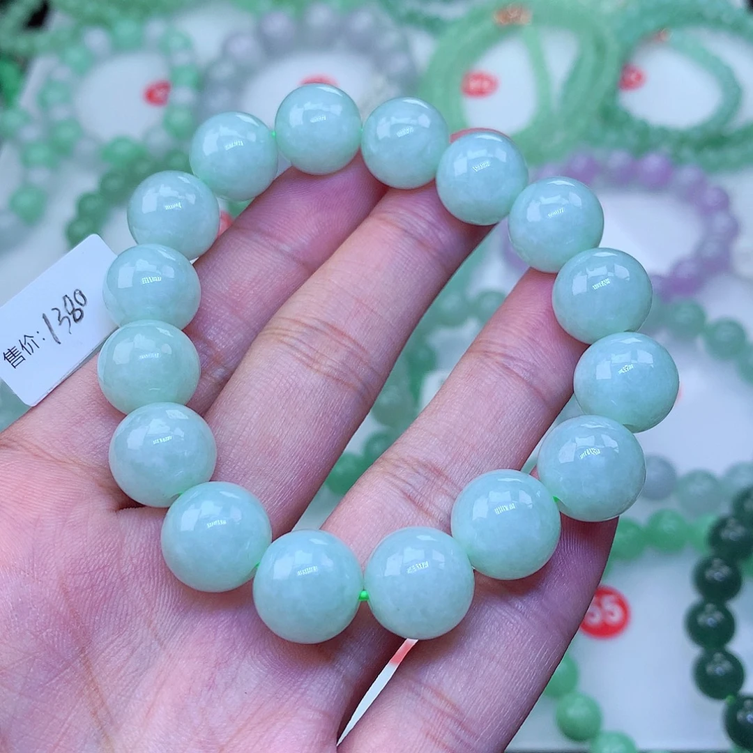 翡翠未镶嵌毛衣链卡12.9