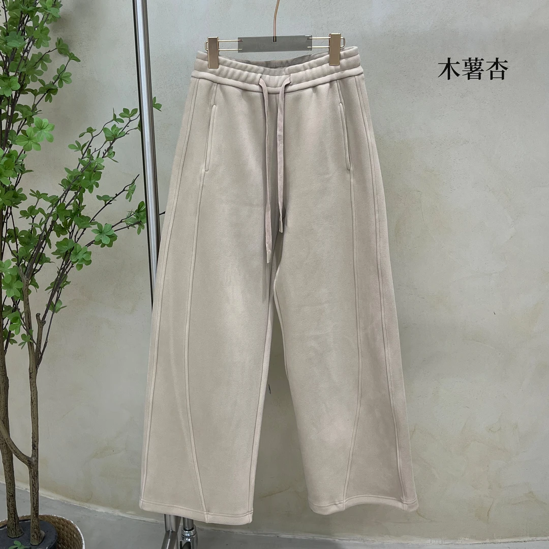 【特价】【维维专属】女款廓形防风厚款弯刀裤8515