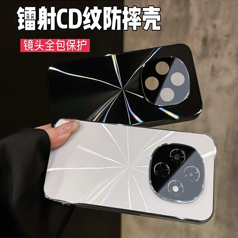 CD纹镭射电镀适用于oppoA6pro防滑条镜头全包保护手机壳高级防摔