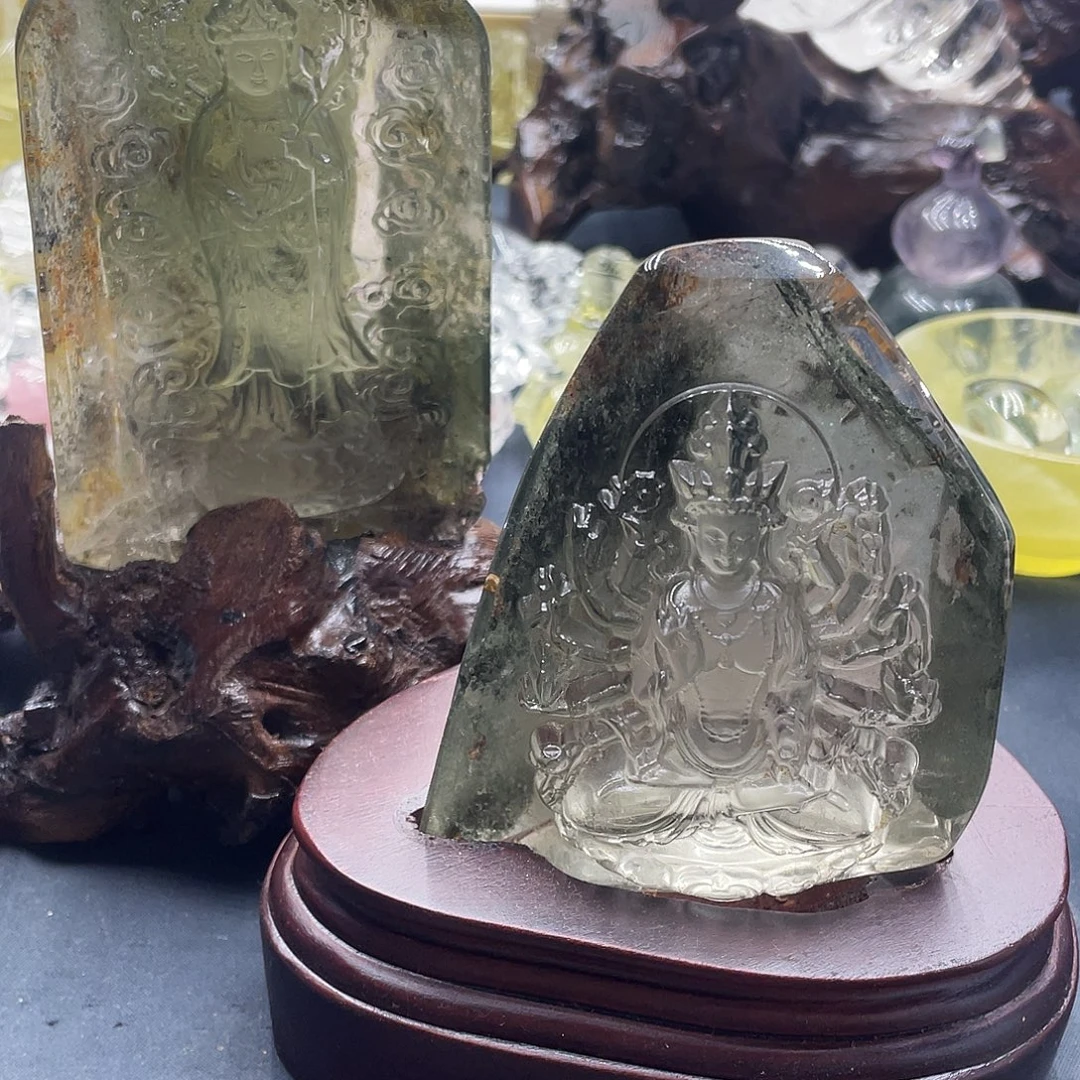 荷***清未镶嵌珠宝半成品水晶