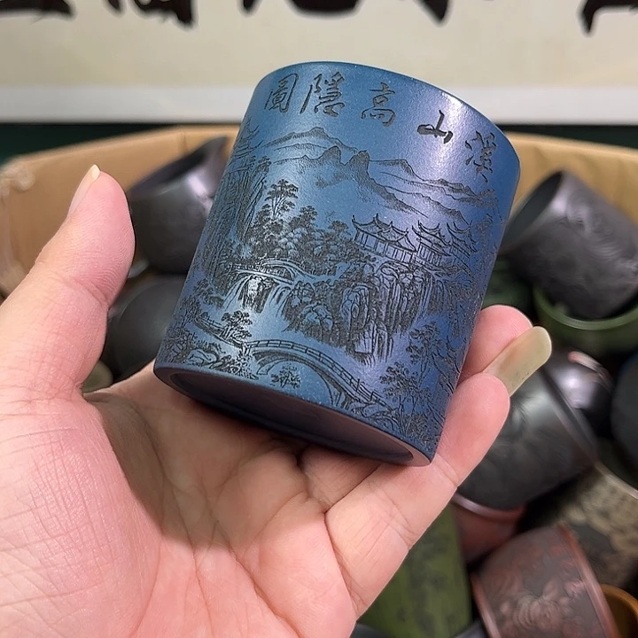 茶杯紫砂全手工紫砂主人杯