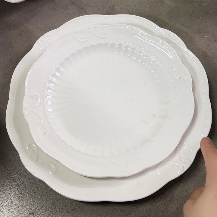 盘微瑕介意勿拍……2个洛可可