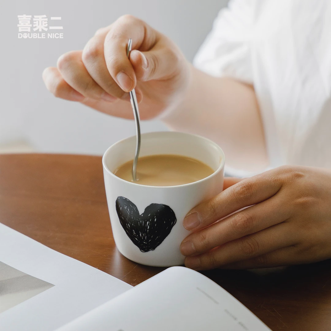 喜乘二DoubleNice丨 景德镇娱乐一条龙扑克系列猪口杯水杯咖啡杯