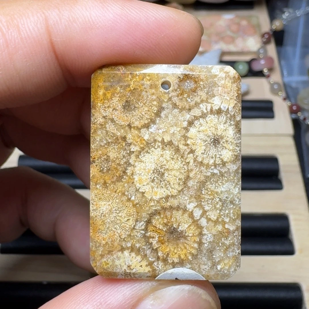 未镶嵌纯天然色有机玉石保真色硅化玉