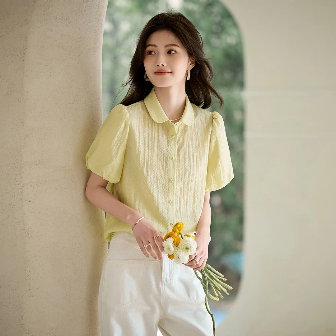 欧若风减龄轻薄女式衬衫AN25X5129