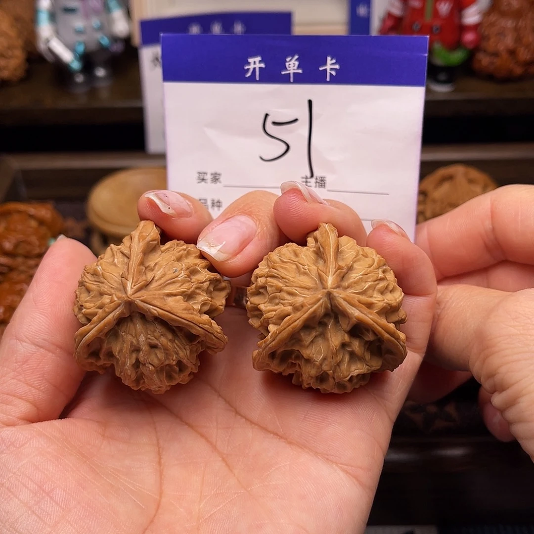 桃核吊坠盘山三棱38