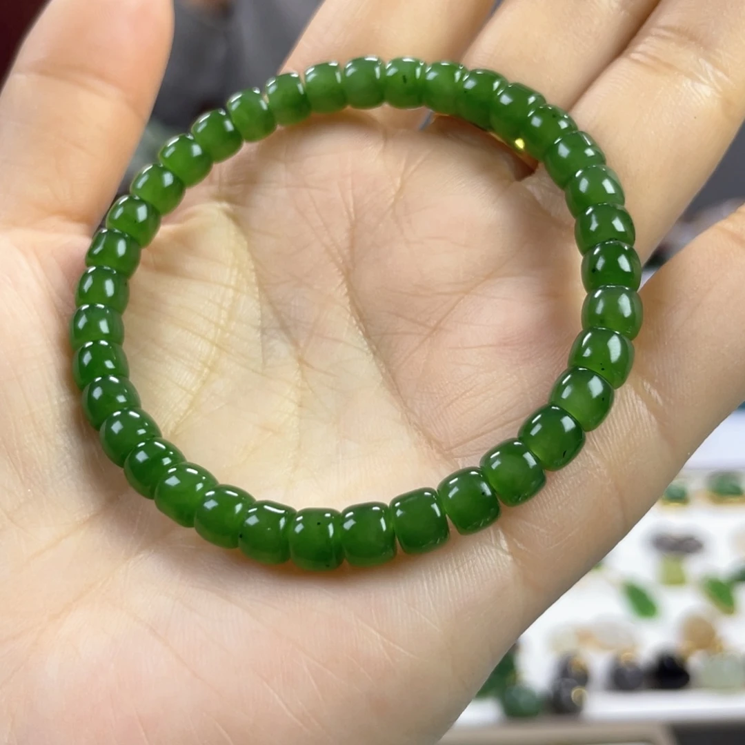 和田玉手串未镶嵌