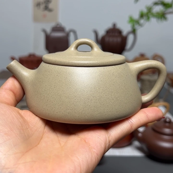紫砂茶壶160cc本山绿 石瓢