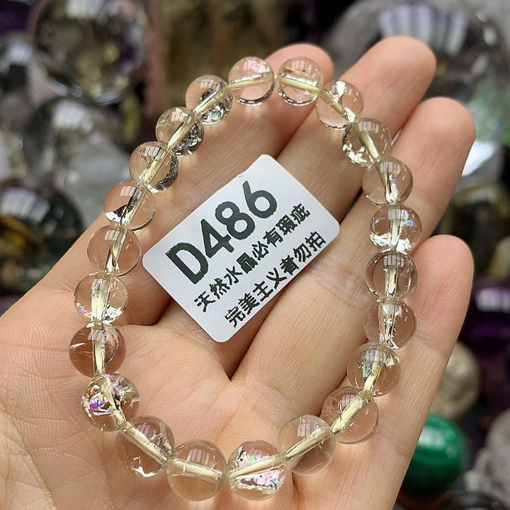 天然水晶阿塞手串未镶嵌水晶