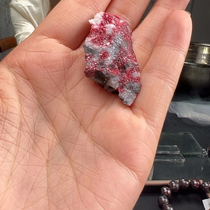 天然辰砂天然朱砂毛料