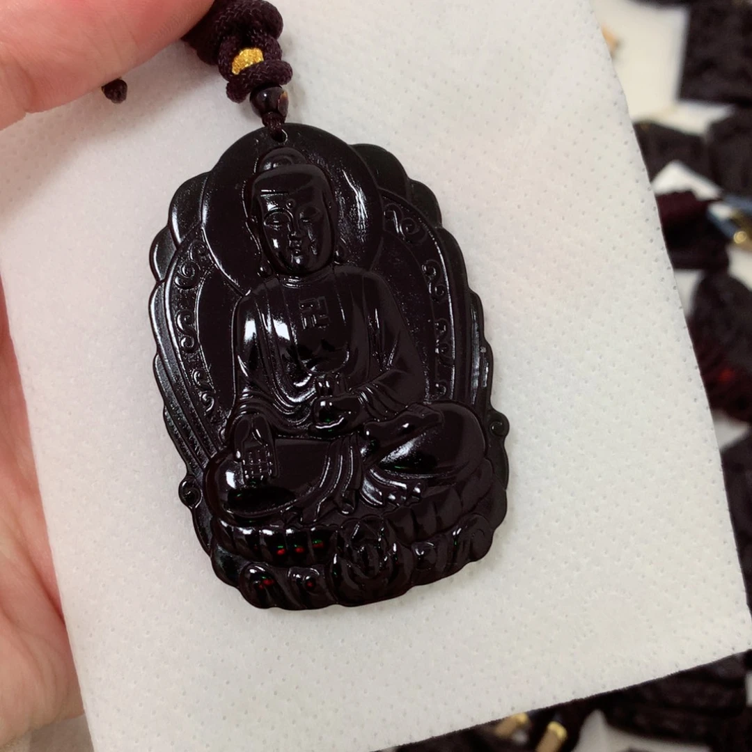 天然a货钢琴黑挂件