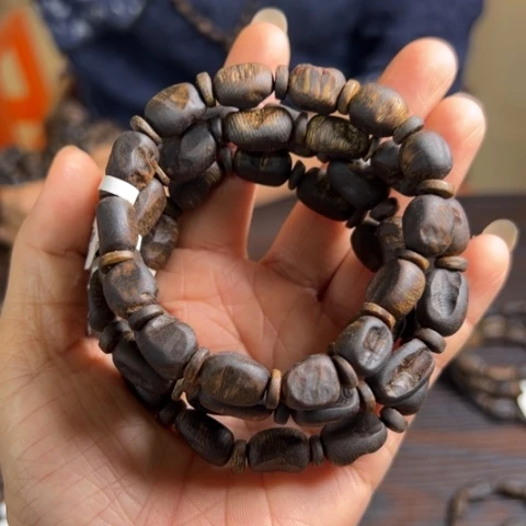 手串沉香红土乌身虫漏沉水9克卡10多样性发1串