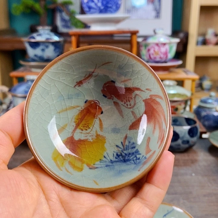 瓷片手工制作工艺精湛等特点为