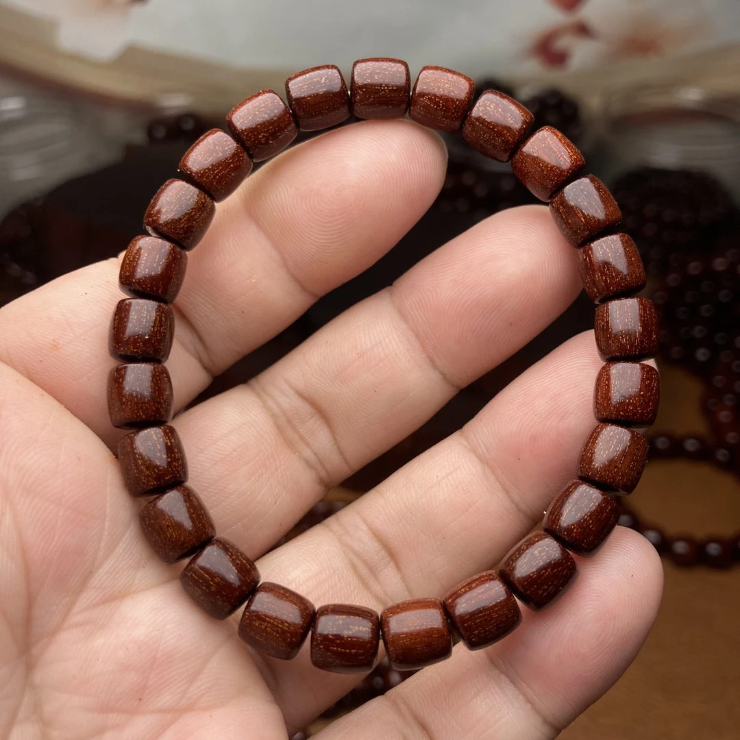 印尼金星紫檀0.8直切老料泥料爆满真金星