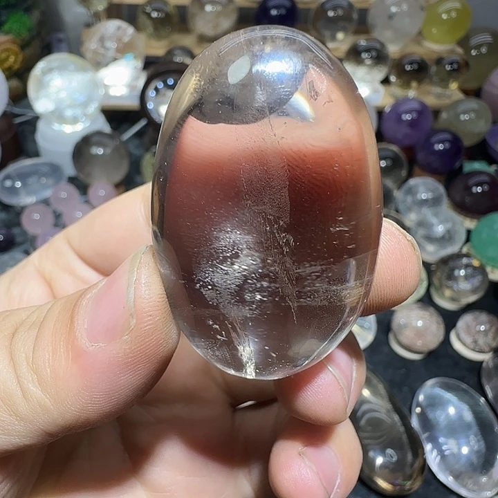 水晶珠宝半成品未镶嵌白水手握