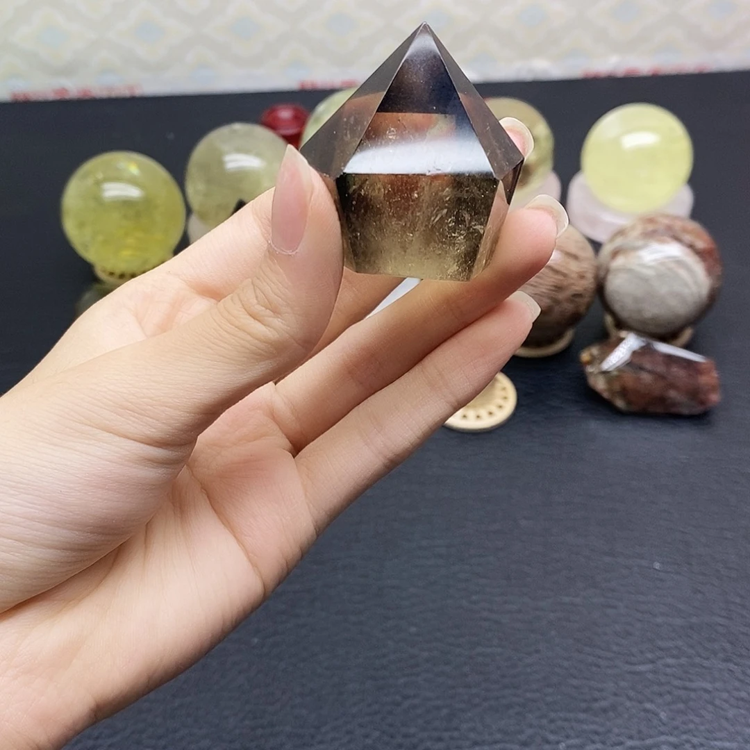 未镶嵌水晶珠宝半成品248水晶石