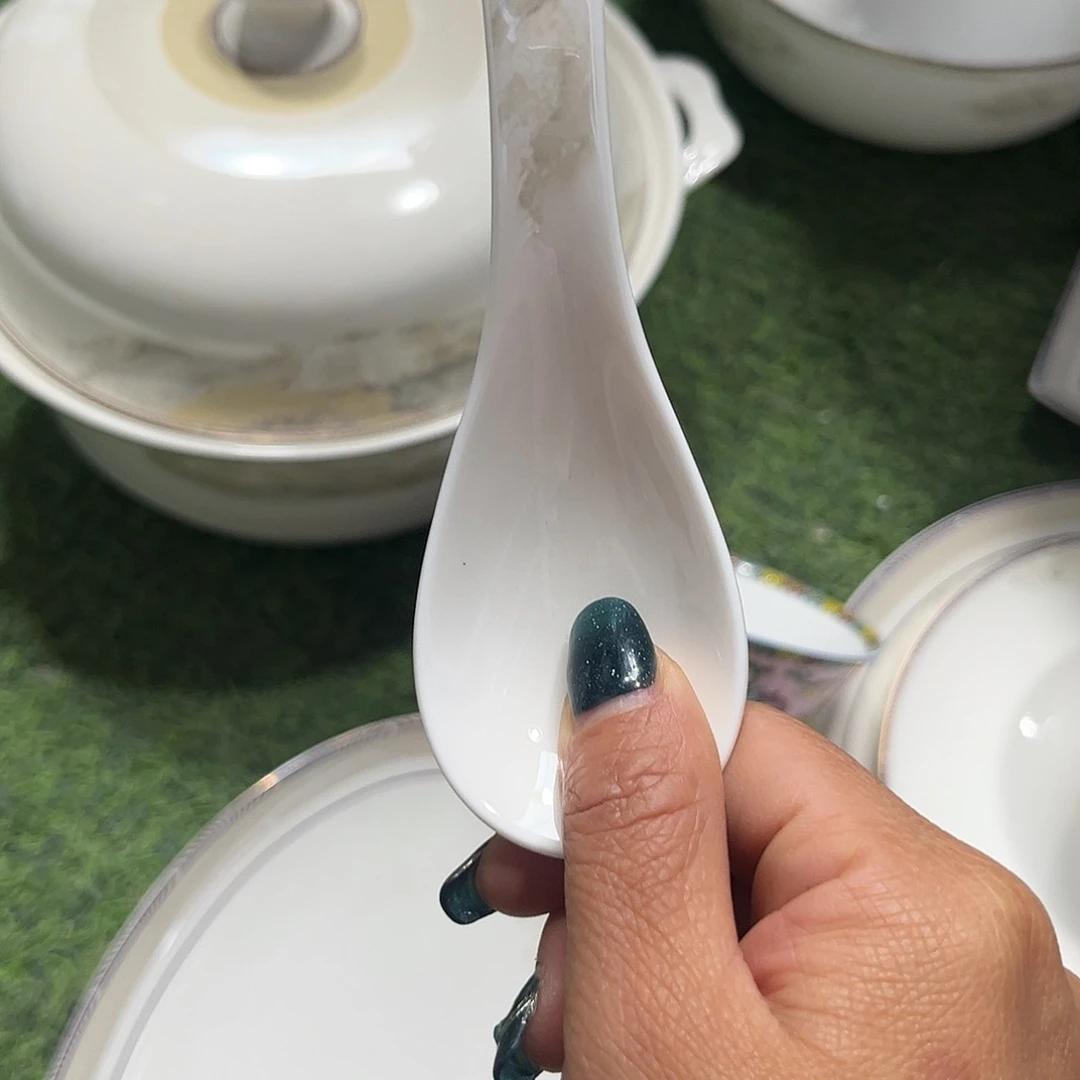 瓷片海岸小勺十个微瑕