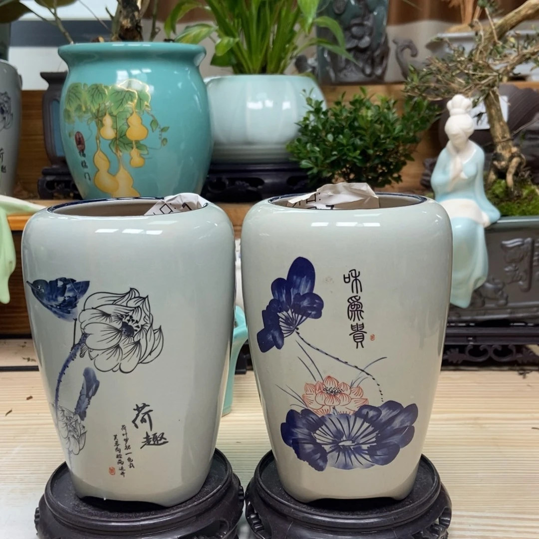 紫砂花盆陶瓷花盆陶瓷艺术