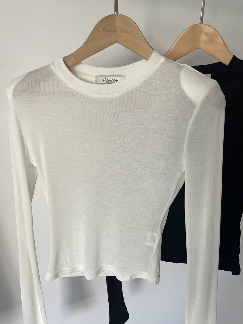 2025东大门福福特特微透韩女超舒服打底衫（带垫肩）