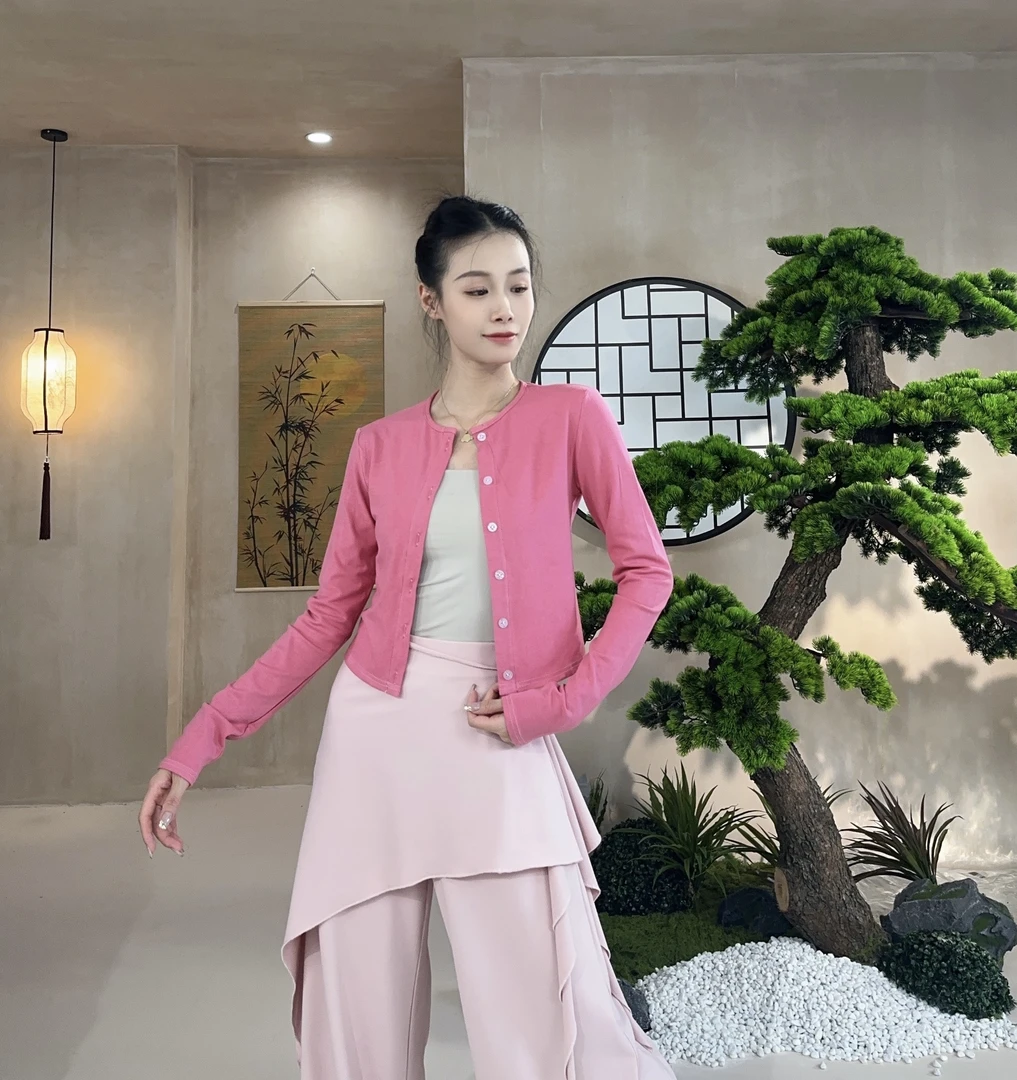2025新款现代舞古典舞防晒开衫日常练功服中国舞舞蹈服