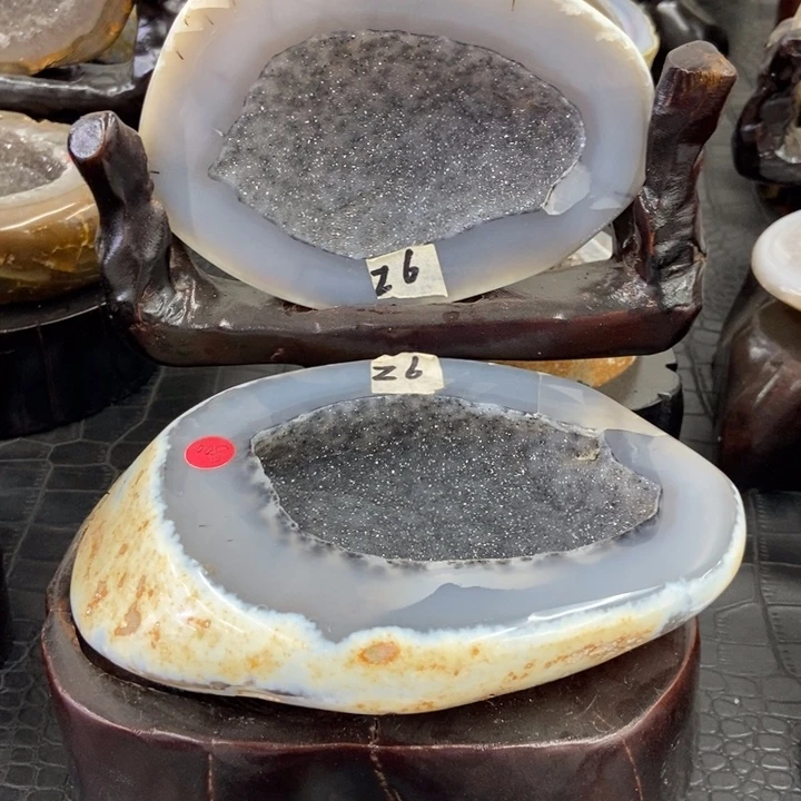 水晶珠宝半成品未镶嵌聚宝盆