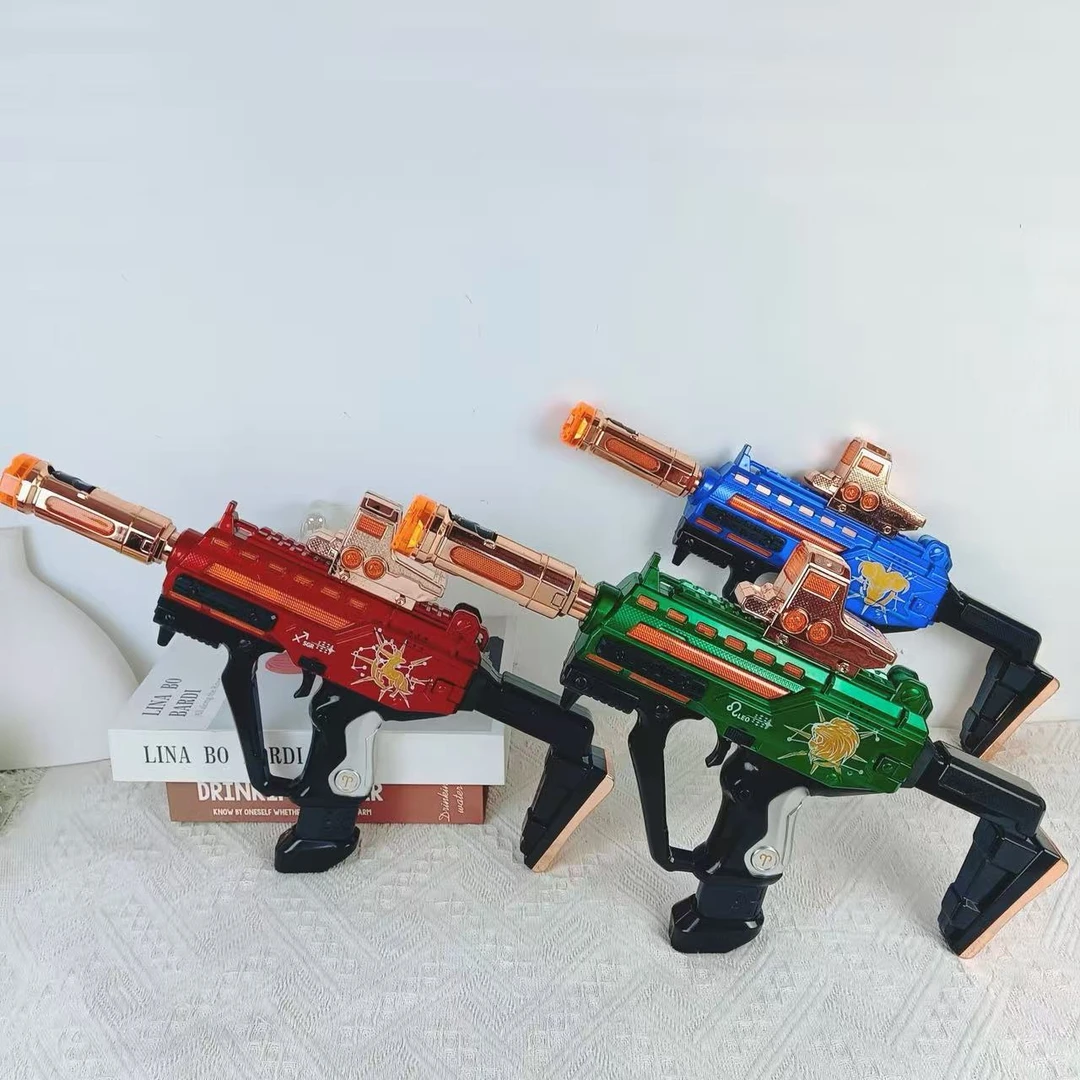 维克托短剑喷雾电动声光玩具冲锋枪儿童炫酷震动声光男孩礼物3-8