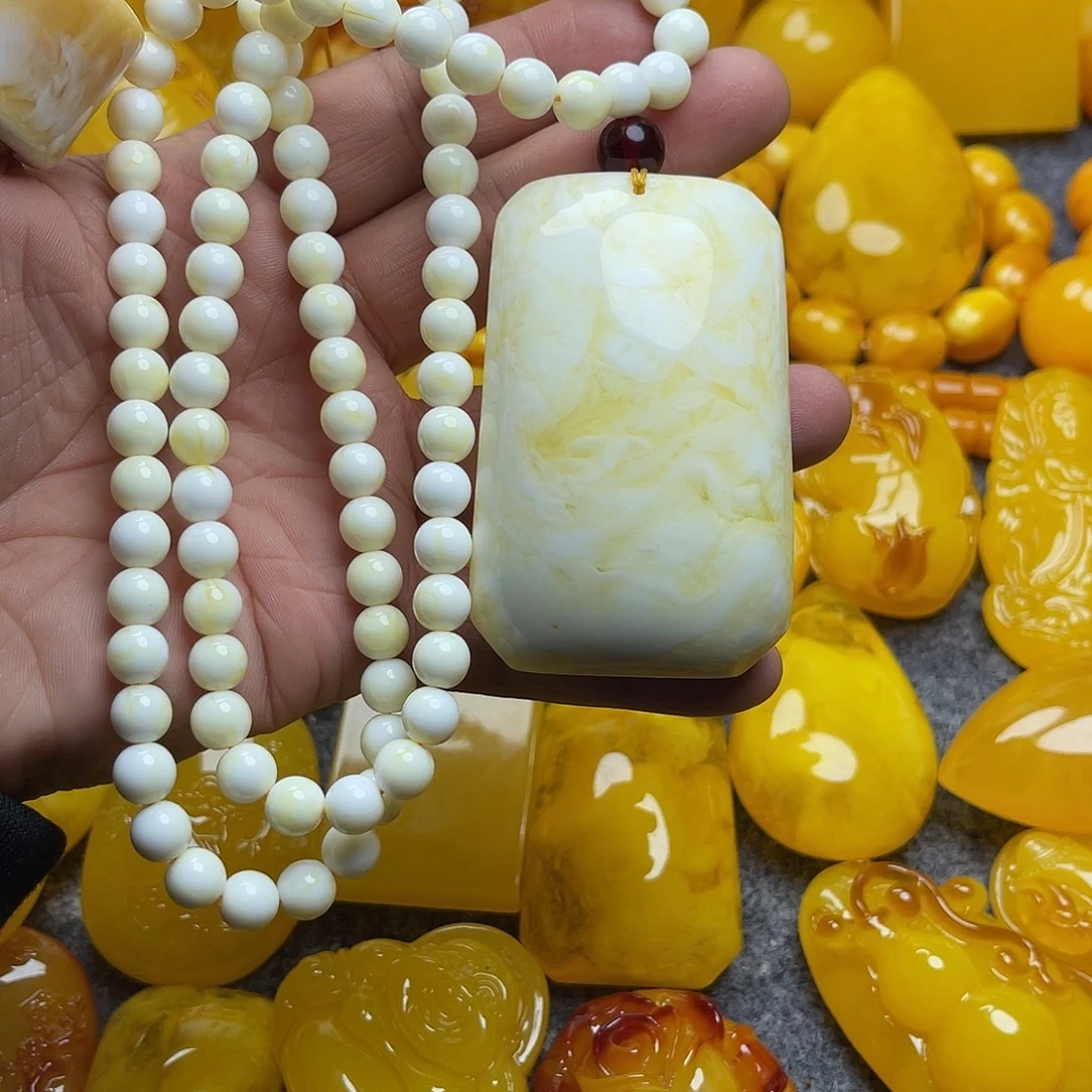 ▃***❥非金属瓷白无事牌 俄罗斯新蜜