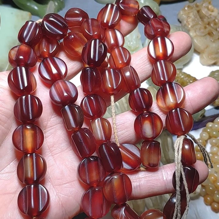 玛瑙/玉髓颈饰未镶嵌油**面