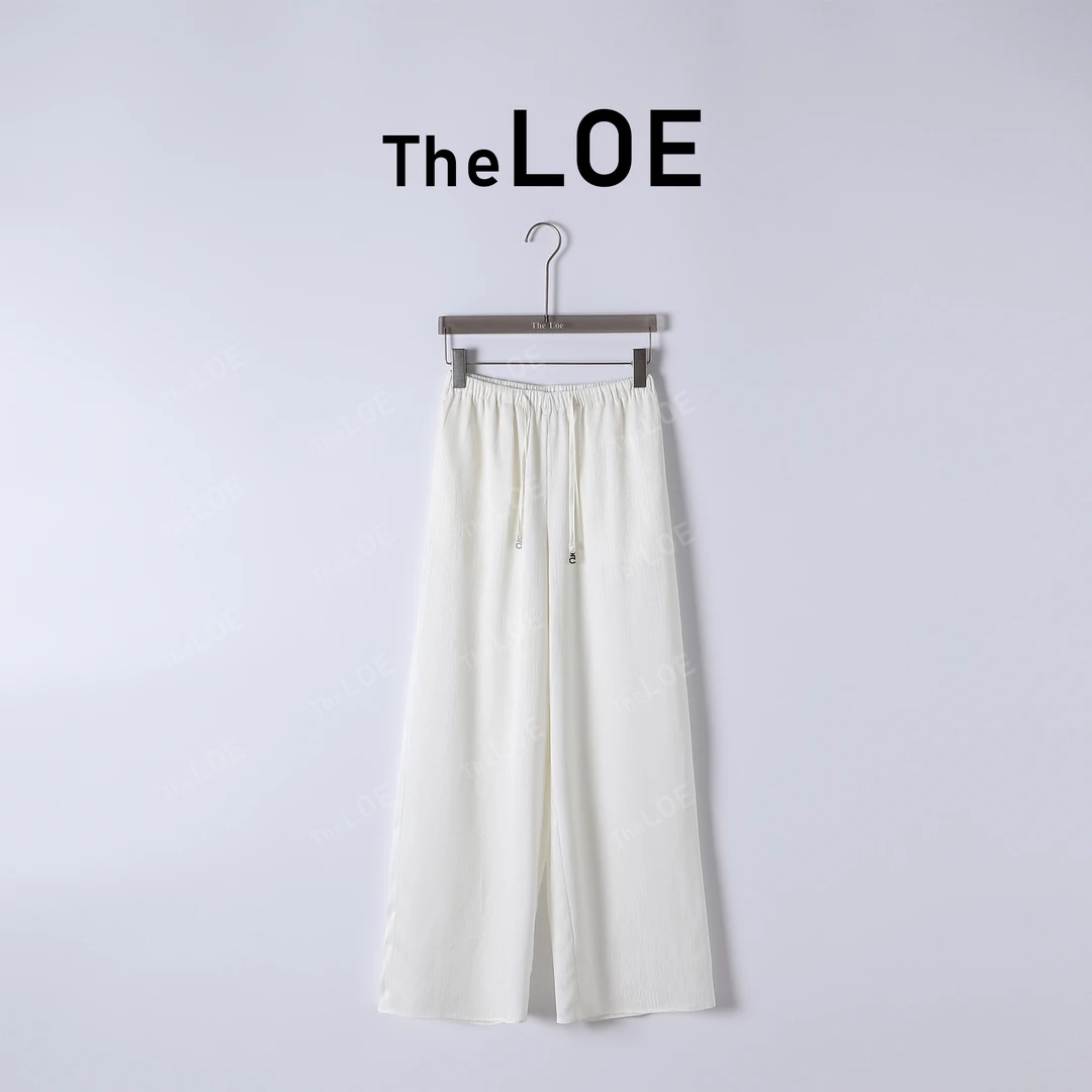 TheLOE/面料控的快乐冰醋酸 醋酸直筒裤清薄垂感#04.28K-G5278