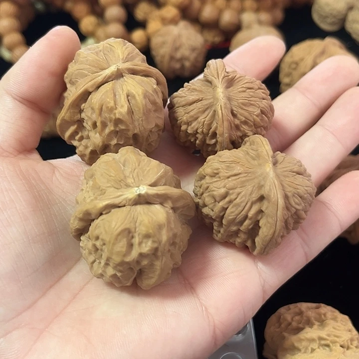把件文玩核桃瑕疵蛤蟆头➕赠品四座楼