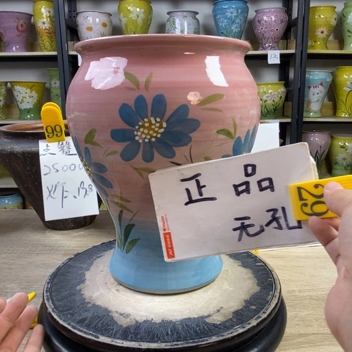 景德镇高温陶瓷花盆