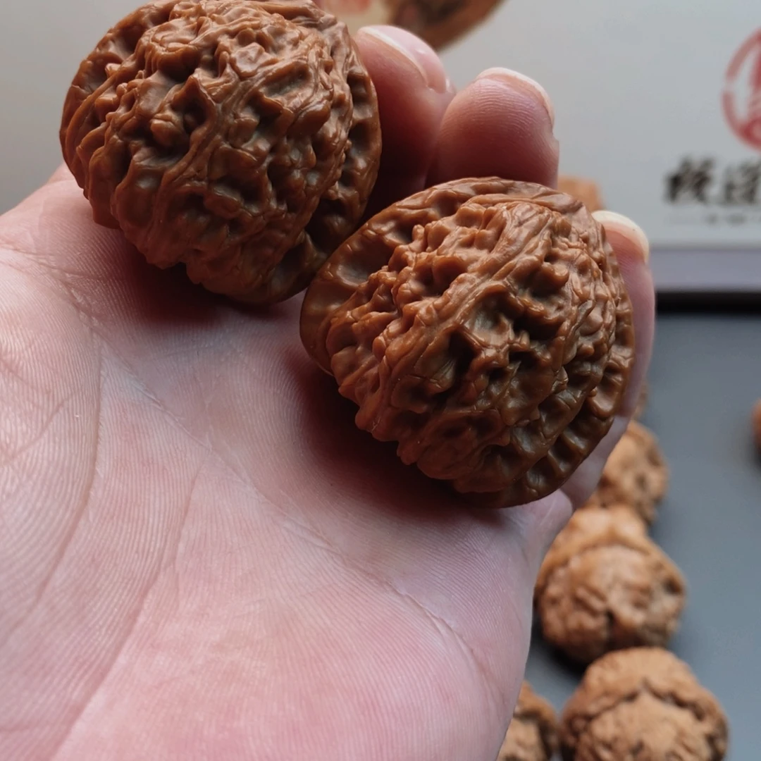 文玩核桃把件三角百39
