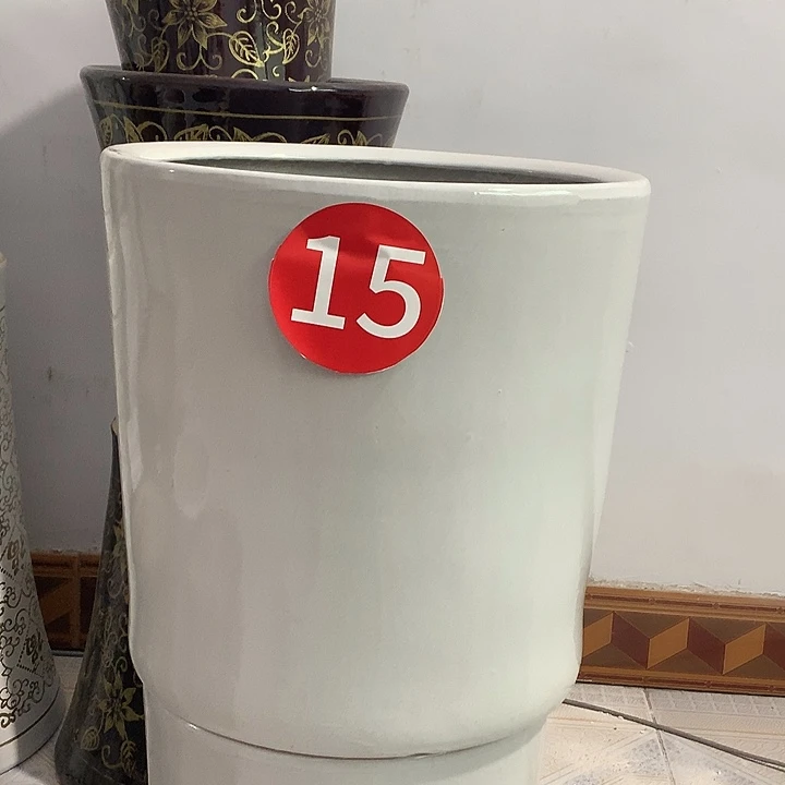 白光面笔筒特大号一个高38口径38送托盘默认微瑕