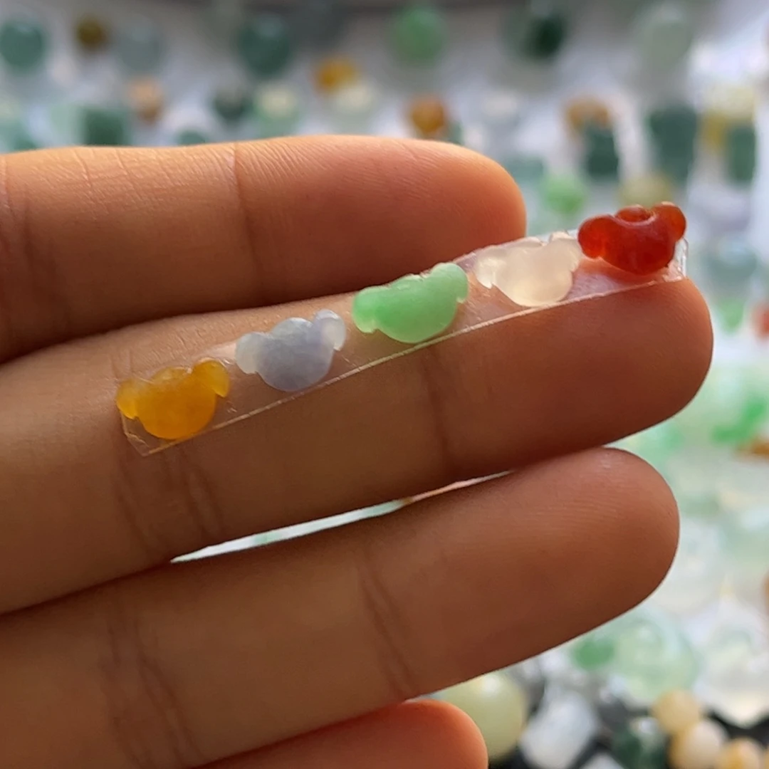 定制翡翠未镶嵌元宝