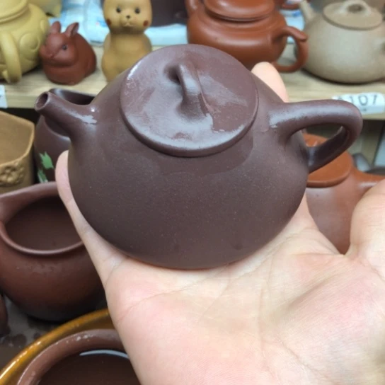 茶壶紫砂紫泥子冶170豪升左右