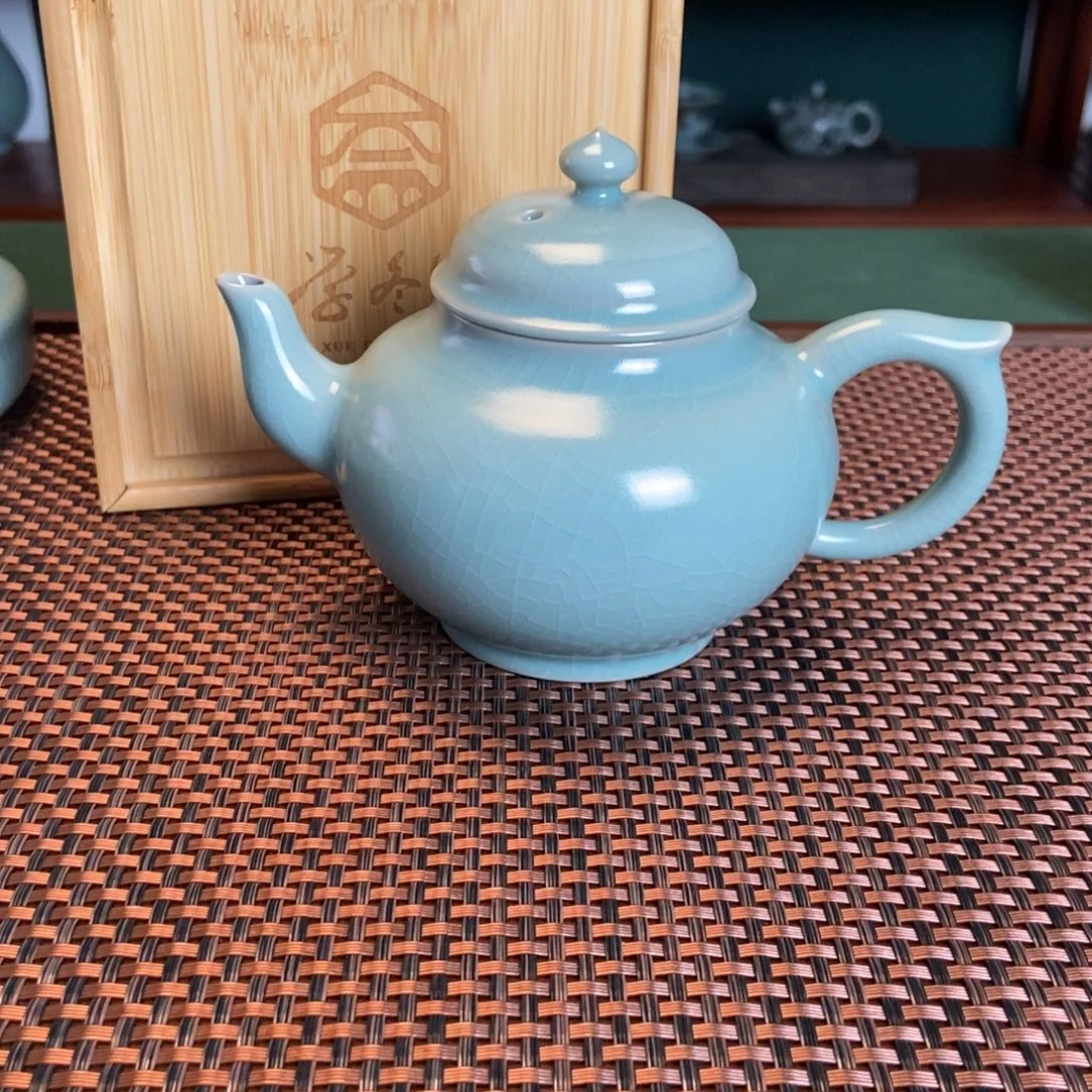 摆件仿古釉手工壶福利