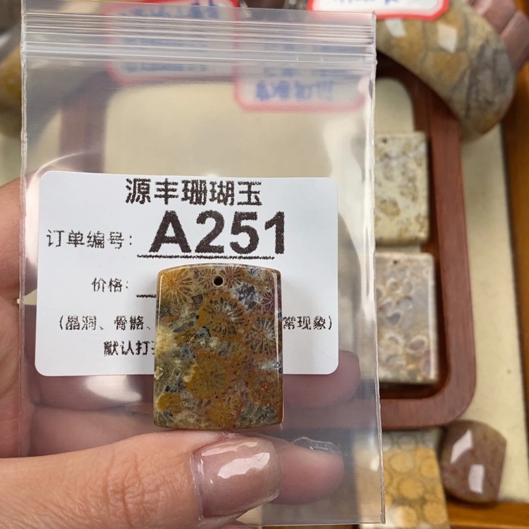 硅化玉颈饰未镶嵌十**机