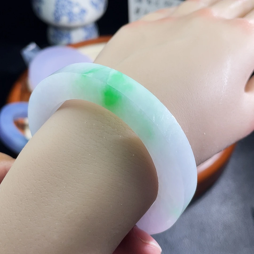 定制翡翠未镶嵌缅甸天然翡翠A货53-55