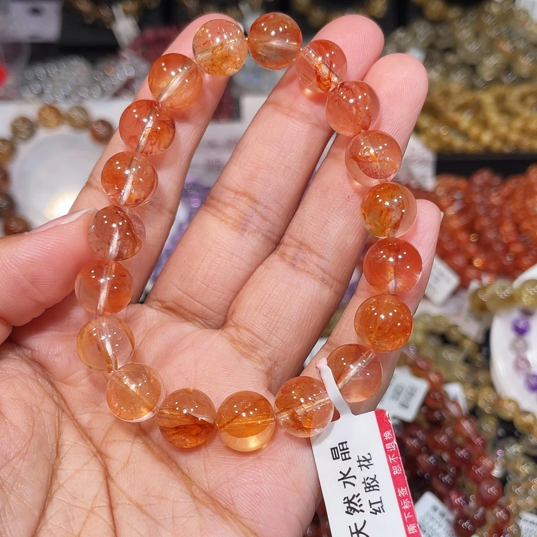 手串未镶嵌水晶芬达胶花10.6